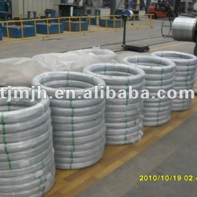 China FABRICATION 2.4mm*3.0mm Oval Galvanized Steel Wire for sale