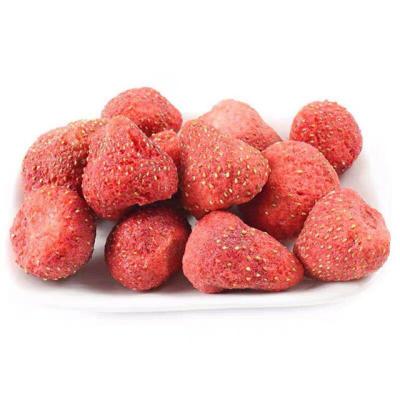 China Wholesale Dried 100% Natural No Additives No Preservatives Freeze Dried Strawberry Whole Fruit Dried Strawberry for sale