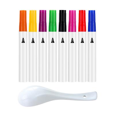 China DIY Float Pen Drawing Painting Children Can Use Colorful Marker Pen Color Quick Dry Marker Pen for sale