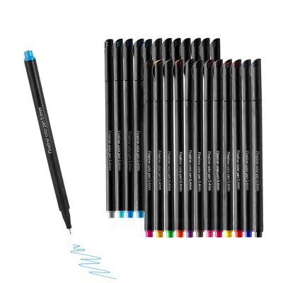 China Hot Thin Lines Waterborne Drawing Amazon 24 Color Pen for sale