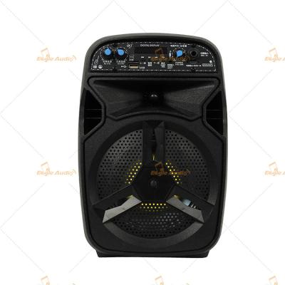 China Remote Control Active PA Speaker 6 Inch With Head Microphone for sale