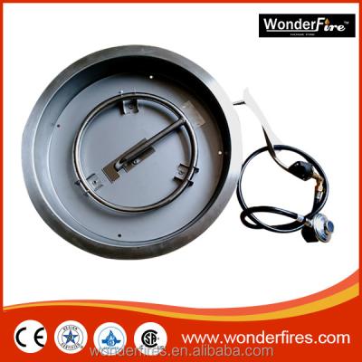 China Stocked Stainless Steel Asia Fire Pit Pan, Propane Burner And Gas Kit for sale