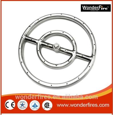 China Stainless Steel Stocked Fire Ring Burner Fire Pit for sale