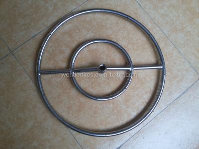 China Stocked decorative gas firepit/ fireplace ring /triple/ H burner for sale