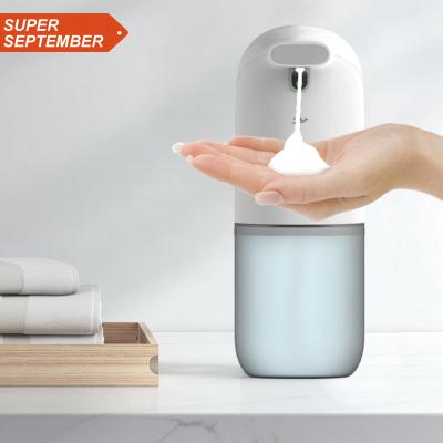 China Foam Mini Touchless Automatic Foam Liquid Kitchen Soap Dispenser Free Samples Portable Soap Dispensers for sale