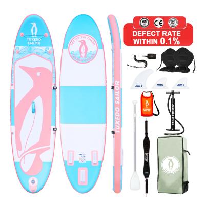 China Best Wholesale Unisex Customize Inflatable Stand Up Paddleboard Wakeboard SUP Paddle Board Surfing Leash for sale