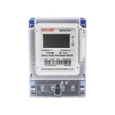 China JINQUE Single Phase DDSY951 Prepayment ELECTRIC Meter DDSY951 for sale