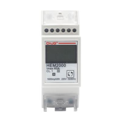 China CHJQ Electric Power Co., Ltd Single Phase HEM2000 Smart Meter HEM2000 LCD for sale