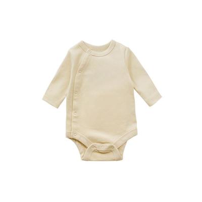 China 100% Organic Cotton Baby Bodysuit Long Sleeve Baby Bodysuit Suitbaby Bodysuit for sale