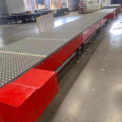 China DLTE Heat Resistant Modular Plastic Roller Conveyor System For Bundles Tires Conveying Sorting for sale