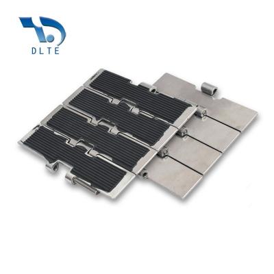 China Factory DLTE SS304 812 Stainless Steel Rubber Outdoor Conveyor Chain for sale