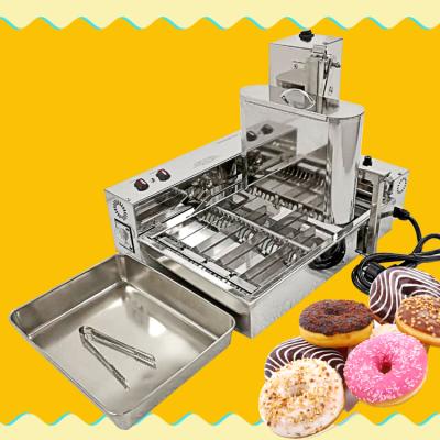 China Popular Commercial Automatic Donut Mexico CE 4 Line Vegetable Processing Plant Free Shipping Lokma Line Machine / Donut Making Machine / Donut Maker for sale