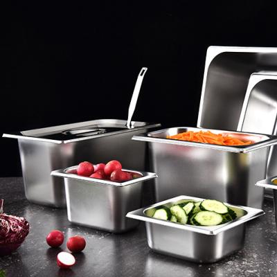 China High Quality Standard Stainless Steel Food Pans / Food Container GN Pan / P-01 Stainless Steel GN Pan for sale