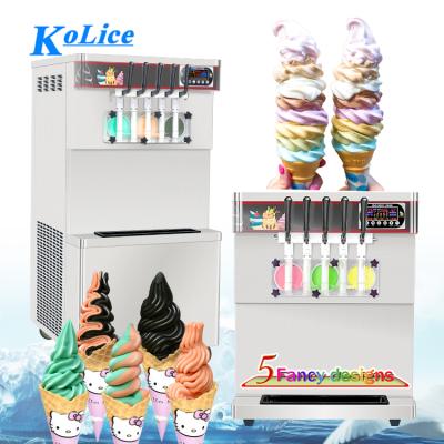 China 5 Flavors Factory Multi-Function Soft Serve Ice Cream Machine/Taylor Soft Serve Ice Cream Machine/Soft Serve Ice Cream Machine with CE NSF for sale