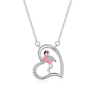 China The Other Sterling Silver Pave Pendant 2022 Luxury Custom Made 925 Sterling Silver Heart Necklace for sale