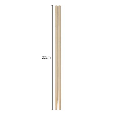 China Twins Eco - Friendly Disposable Chopsticks 20-23cm / Round Bamboo Chopsticks for sale