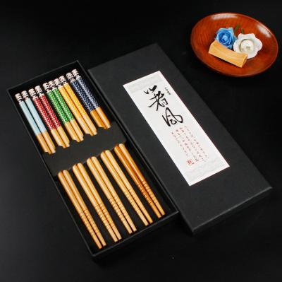 China China Viable Bulk Bamboo Chopstick Layout Round Bamboo Chopsticks Cheap and High Quality Bamboo Chopstick for sale