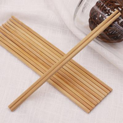 China Large Quantity Wholesale Viable Opp Wrapping Disposable Bamboo Chopsticks Round Chopsticks for sale