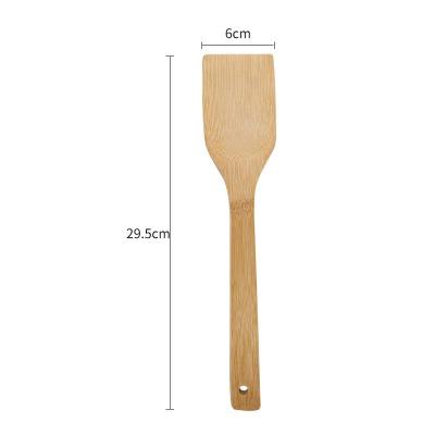 China Sustainable Hot Selling Bamboo Kitchen Utensils Scoop Wooden Spoon Including Spatula And Spoon for sale