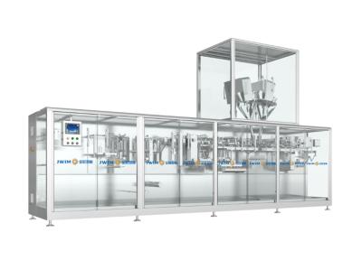 China SUS304 Cuadro Máquina de embalaje de película de rollo horizontal totalmente automática para polvo / partícula en venta