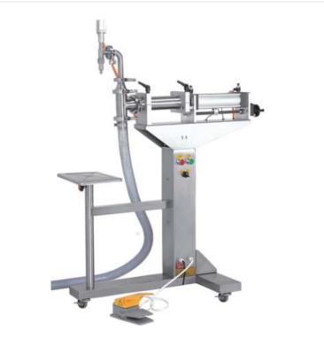 China cabeça grande semi automática do fluxo da máquina de enchimento do inseticida 25W máquina de enchimento líquida da única à venda