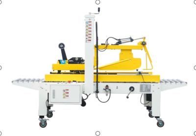 China Des Kartonkastens 0.4KW 12-15cartons Min Semi Automatic Case Sealer Verpackmaschine zu verkaufen