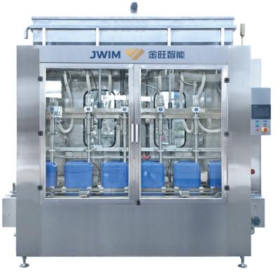 China 6 vier Hoofden de Volledige Automatische Vloeibare het Vullen Geautomatiseerde Bottelmachine van de Machineinstallatie 5-30L Te koop