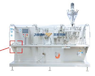 Cina imballaggio completamente automatico orizzontale della macchina imballatrice 100ml del sacchetto 6kw e macchina di sigillatura in vendita