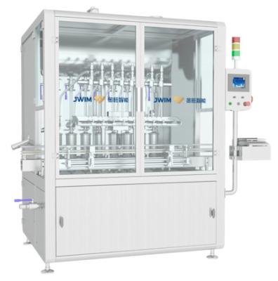 China Cabezas 80ml-1L de la máquina de rellenar 8 del pistón del marco SS304 con el sistema de control de Schneider en venta