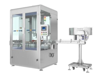 중국 80ml-1000ml 범위 6 캡핑 헤드 회전식 자동 캡핑 기계 속도 100ml 병의 경우 시간당 6500 병 판매용