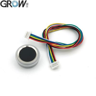 China Fingerprint Module ELEVATE R502-F DC3.3V UART Waterproof Round Ring LED Capacitve Small Fingerprint Sensor Module Access Control Arduino With Free SDK for sale