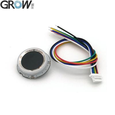 China Fingerprint Module ELEVATE R502-A Circular Ring LED UART Interface Capacitive Access Control Scanner Module for sale