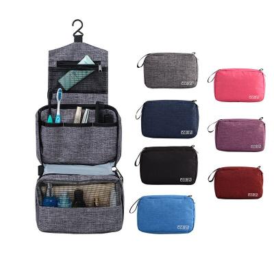 China Fashion Custom Cosmetic Makeup Bag Travel Foldable Waterproof Hanging Toiletry Bags for sale