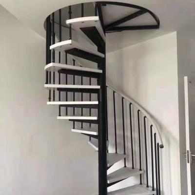 China New Modern Hot Selling Steel-Wood Spiral Ladder Customized Selling Metal Ladder Spiral Staircase Steel Ladder for sale