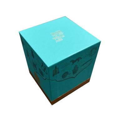 China Recycled Materials Manufacture Colorful Square Box Customized Logo Printed Custom , Durable Jewelry Packaging Boxes for sale