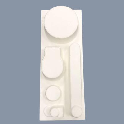 China Molded White Wet Sugarcane Pulp Trays Pulp Packaging Box Inner Packaging Press Pulp Tray for sale