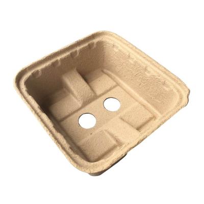 China Printable Biodegradable Custom Electronic Products Recycled Pulp Tray Molded Pulp Egg Trays Packaging Service Recycled OEM Paper Package Inserts for sale