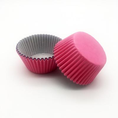 China Food Grade Disposable Cupcake Liner , Greaseproof Cupcake Muffin Liners for sale