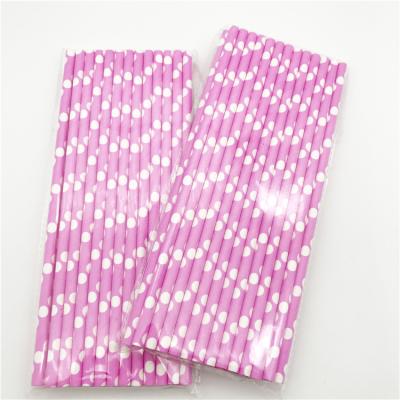 China Straw Drinking Straight Disposable Paper Eco Friendly Disposable Straws for sale