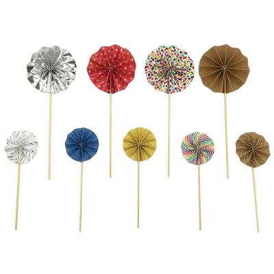 China Disposable Cocktail Decoration Flag Wooden Toothpicks Flag , Cake Inserts for sale