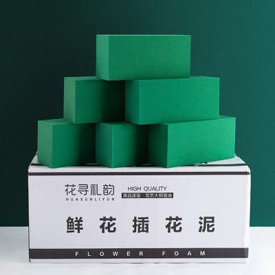 China Moisturize Flower Mud Wholesale Quick Absorbent Mud Dried Wet Floral Foam for sale