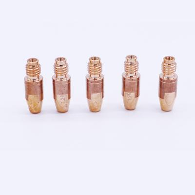 China 36KD MAG/MIG 0.8/1.0/1.2/1.4/1.6mm Contact Tip Copper Consumables For Binzel Gas Welding Torch for sale