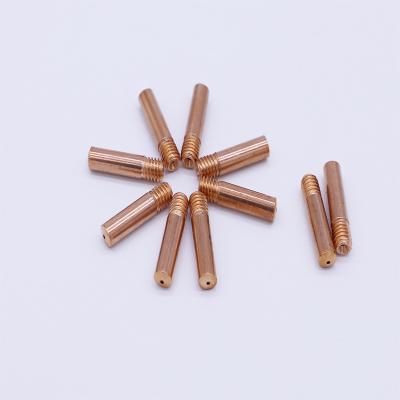 China 15AK MAG/MIG 0.8mm 1.0mm 1.2mm Contact Tip Copper Consumables For Binzel Gas Welding Torch for sale