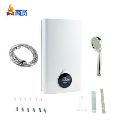 China Hotel CB Certificate Bathroom Portable Tankless Shower Geyser Induction Hot Electric Instant Water Heater for sale