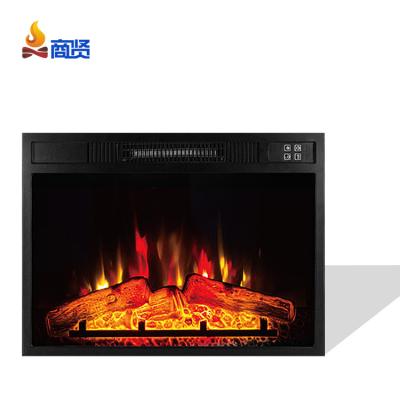 China Adjustable Remote Control Free Insert Flame Effect Electric Fireplace With White Mantel for sale