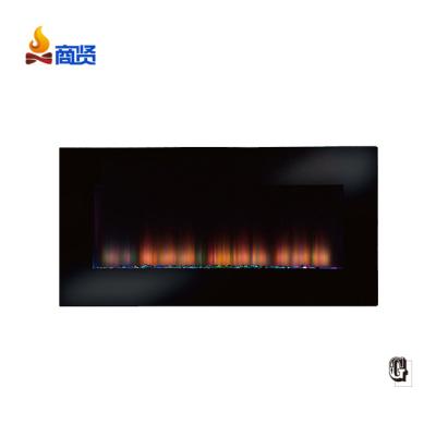 China Modern 50 Inch Led Electric Fireplace Remote Control Wall Mounted Fireplace for sale