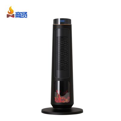 China Yes 30 Inch Electric Radiator Pedestal Heater With Realistic Flame Effect for sale