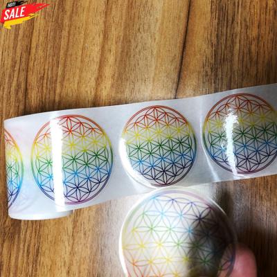 China Heat Sensitive Adhesive Labels Factory Customized Customized Printing Roll Logo Stickers For Packaging for sale