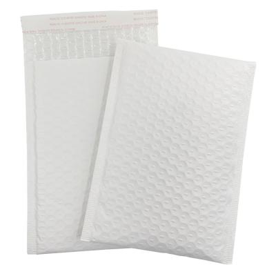 China Matt White Bub Ble Mailer Envelope Express Mailer Bag 18*23+5cm - Custom Package Stock Copy for sale