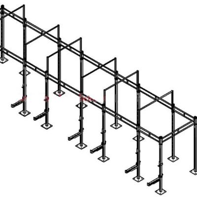 China Universal hot sale for installation/free standing cross fitting brackets, gymnasium cross installations for sale